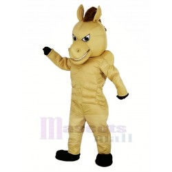 Light Brown Power Horse Mascot Costume Animal