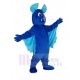 Blaue fliegende Fledermaus Maskottchen Kostüm Tier