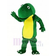 Grosse tête Dinosaure vert Dino Costume de mascotte Animal