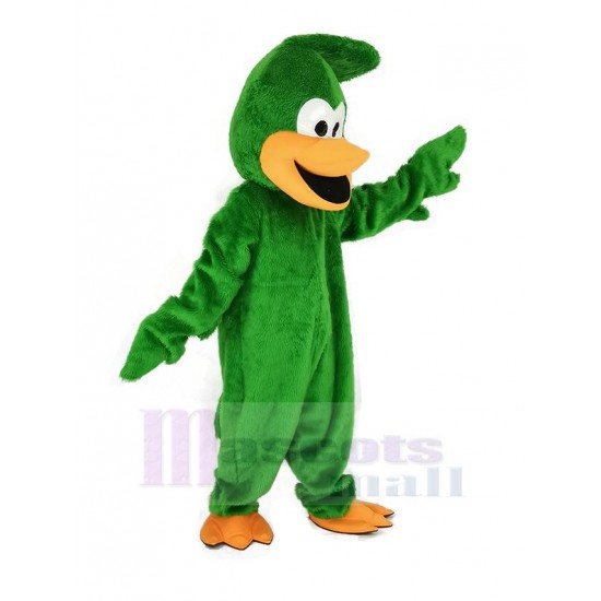 Grüner Plüsch Roadrunner-Vogel Maskottchen Kostüm Tier