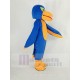 Bleu roi et orange Faucon Costume de mascotte Animal