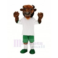 brun Bison bison Costume de mascotte Animal