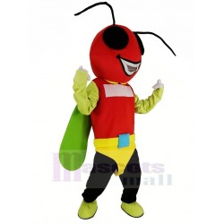 Redhead Firefly Mascot Costume Insect
