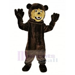 Grizzly brun foncé Ours Costume de mascotte Animal