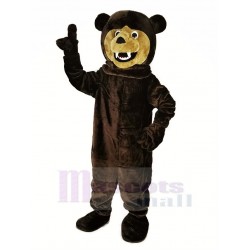 Dark Brown Grizzly Bear Mascot Costume Animal