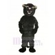 noir muscle Panthère Costume de mascotte Animal