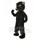 Schwarzer Muskel Panther Maskottchen Kostüm Tier
