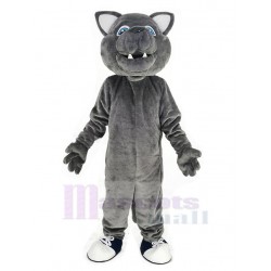 Cool Gray Wolf Mascot Costume Animal