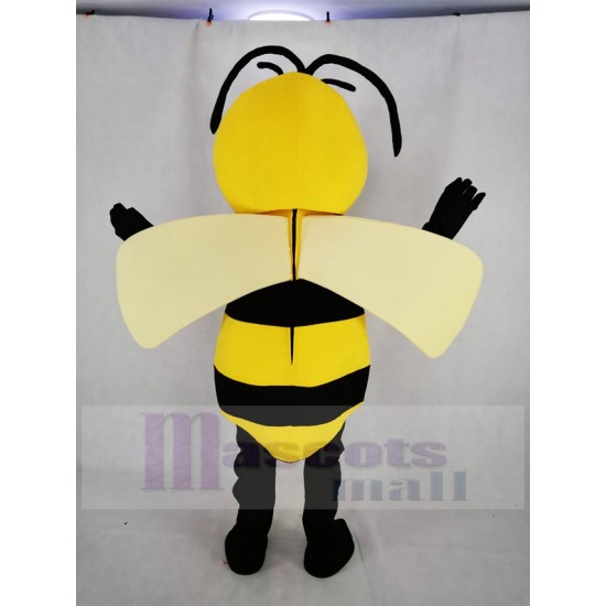 Cute Yellow Bee Mascot Costume Insect