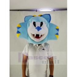 Blue Saber-toothed Cat Mascot Costume Animal Head Only