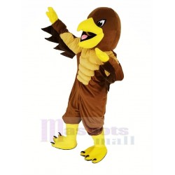 Brown Muscle Mighty Golden Eagle Mascot Costume Animal