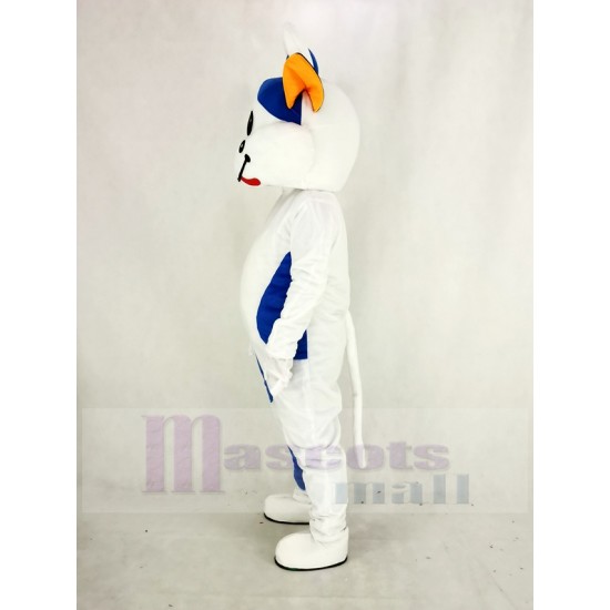 Blue Cattle Cow Mascot Costume Animal