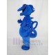 Blaue Eidechse Maskottchen Kostüm Tier
