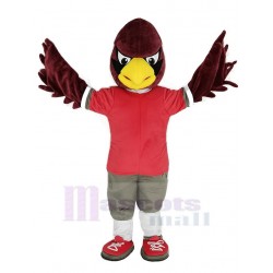 Cool Red Eagle Mascot Costume Animal