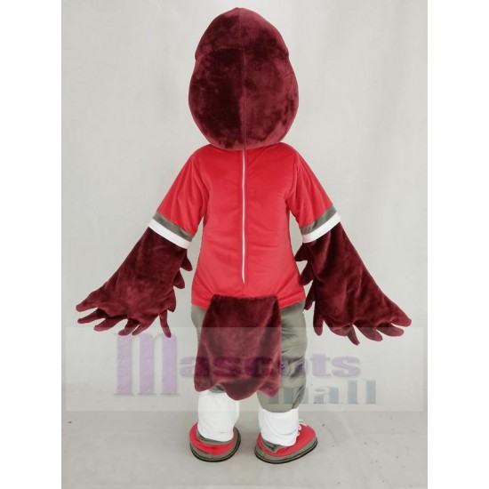 Cooler roter Adler Maskottchen Kostüm Tier