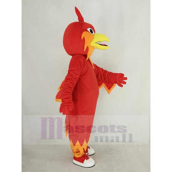 Rouge et orange Phénix Costume de mascotte Animal