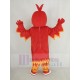 Red and Orange Phoenix Mascot Costume Animal