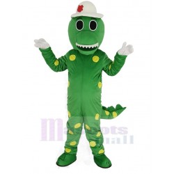 Green Dorothy Dinosaur Mascot Costume with Hat Animal