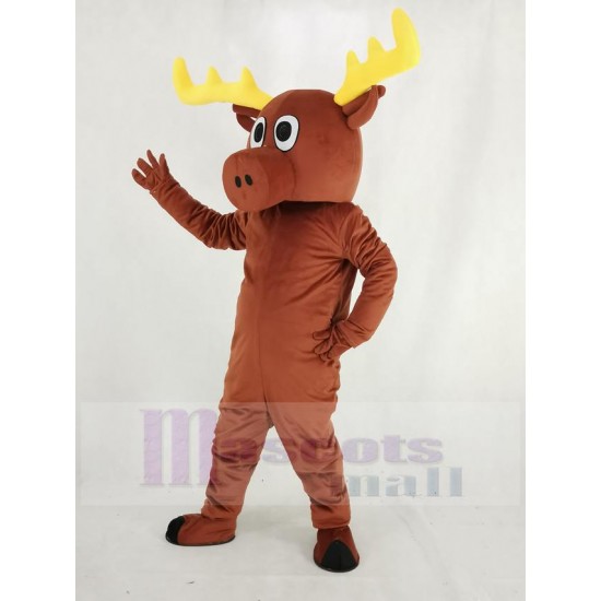 Big Eyes Reindeer Mascot Costume Animal