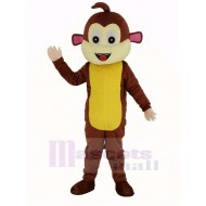Brauner Affe Maskottchen Kostüm Tier