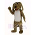 Chien brun drôle Costume de mascotte Animal