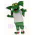 Dragon vert foncé Costume de mascotte avec T-shirt blanc Animal