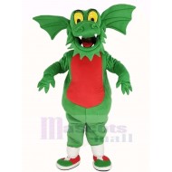 Dark Green Dragon Mascot Costume Animal