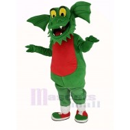 Dragon vert foncé Costume de mascotte Animal