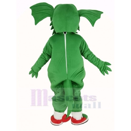 Dragón verde oscuro Disfraz de mascota Animal