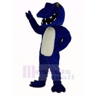 Sport Blauer Alligator Maskottchen Kostüm Tier