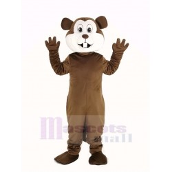 Brown Gopher Mascot Costume Animal