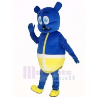 Blue Bear Monster Mascot Costume Cartoon