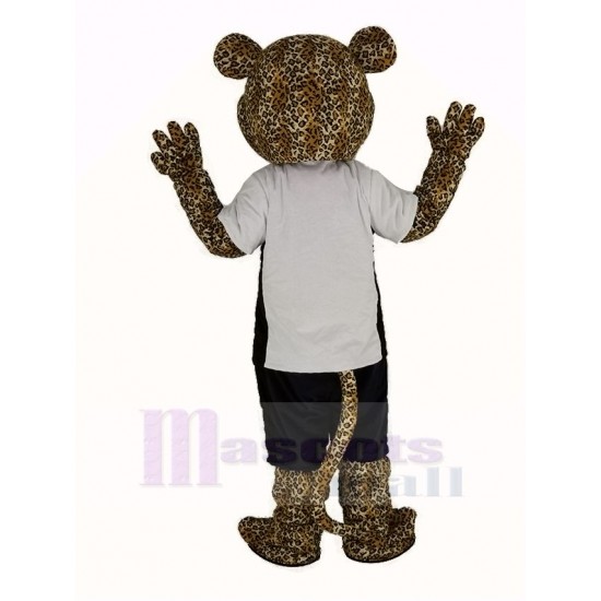 Fort Léopard Costume de mascotte avec tee-shirt Animal