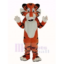 Leicht Oranger Tiger Maskottchen Kostüm Tier