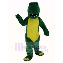 Vert Léger Alligator Costume de mascotte Animal
