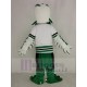 Vert et blanc Aigle Costume de mascotte Animal