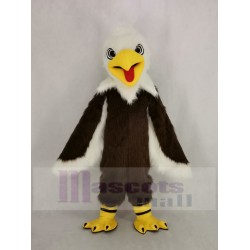 Langhaariger weißer Kopf Adler Maskottchen Kostüm Tier