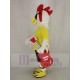 Rooster Mascot Costume with Guitar Animal