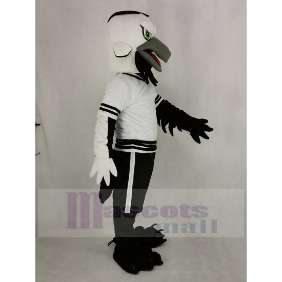 Schwarz und weiß Adler Maskottchen Kostüm Tier