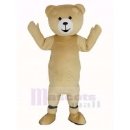 Cremeweiß Teddybär Maskottchen Kostüm