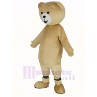 Cremeweiß Teddybär Maskottchen Kostüm