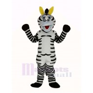 Glückliches Zebra Maskottchen Kostüm Tier