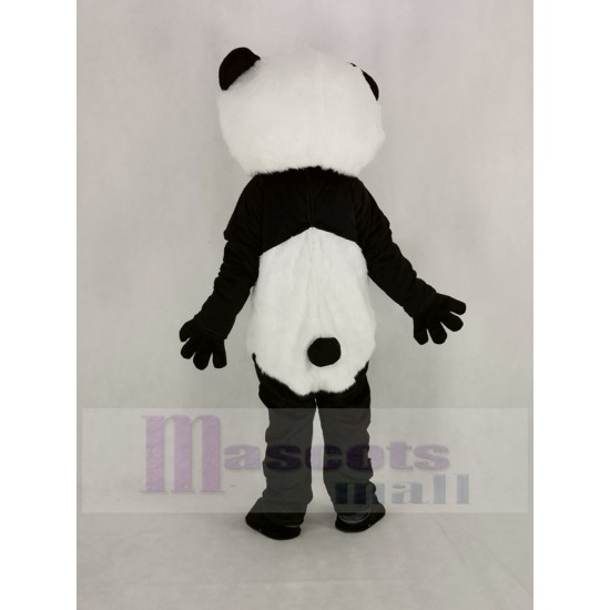 Panda Mascot Costume with Long Eyelashes Animal