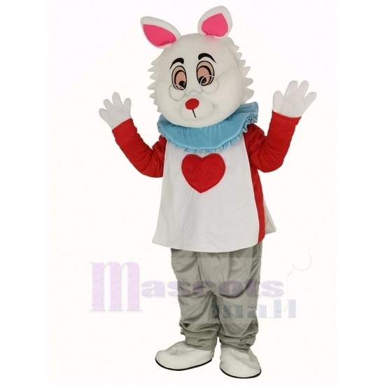 Osterhase Kaninchen Maskottchen Kostüm Im Wunderland mit T-Shirt