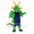 Vert et Orange Dragon Costume de mascotte Animal