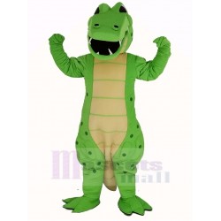 Power Green Crocodile Mascot Costume Animal