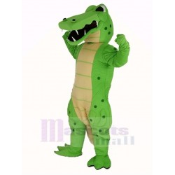 Alimentation Vert Crocodile Costume de mascotte Animal