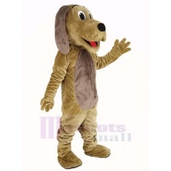 Hund Maskottchen Kostüm mit braunem Bauch Tier