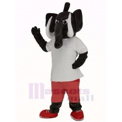 Power Grey Elephant Mascot Costume Animal