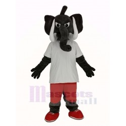Power Grey Elephant Mascot Costume Animal